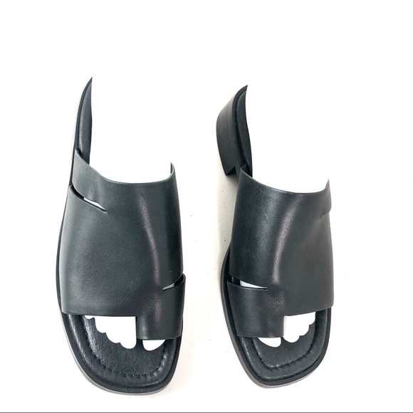 Grey City Black Sandals Size 6 M - Picture 2 of 8